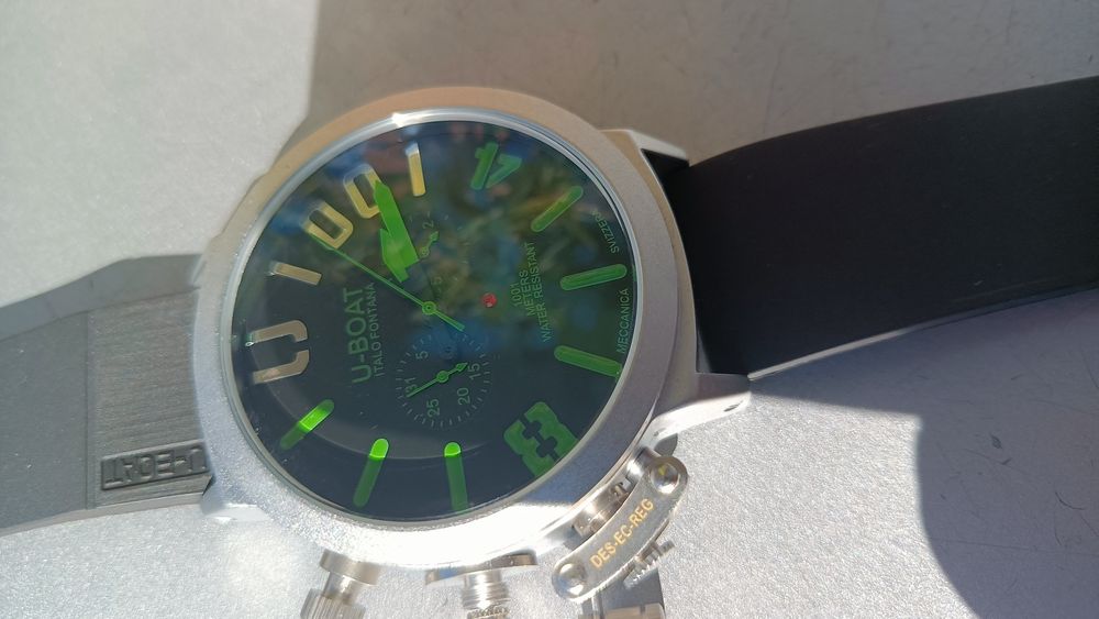 U-Boot potężny zegarek mechaniczny nakręcany automat