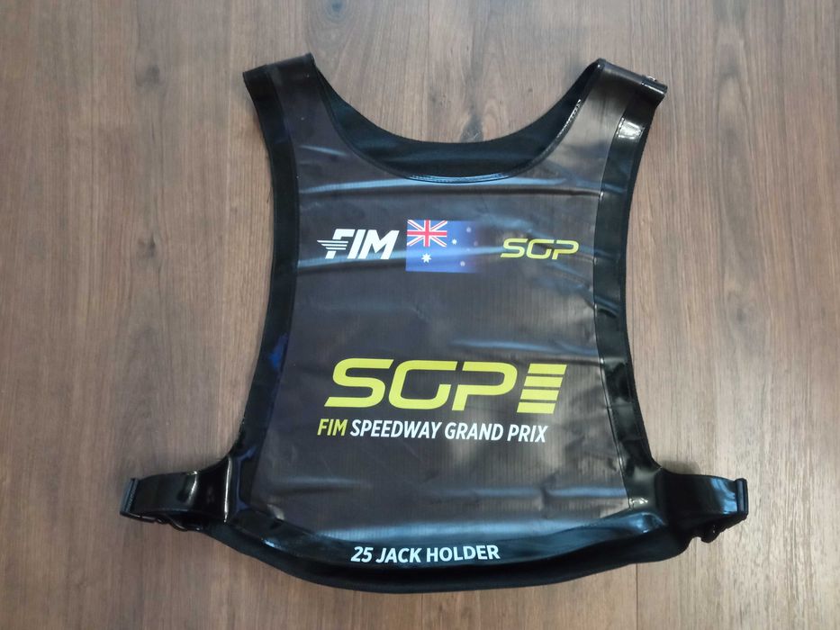 Plastron żużlowy speedway SGP Grand Prix 2025 Jack Holder