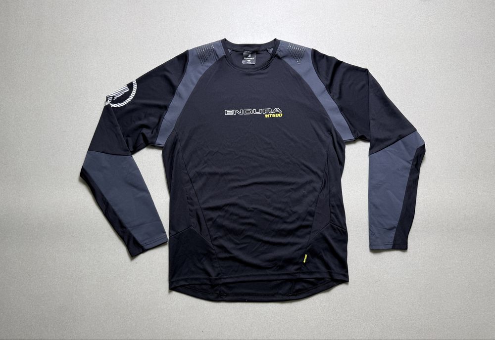 Koszulka rowerowa czarna techniczna męska L Endura MT500