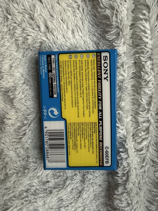 Kasety Sony ef60 nowa w folii