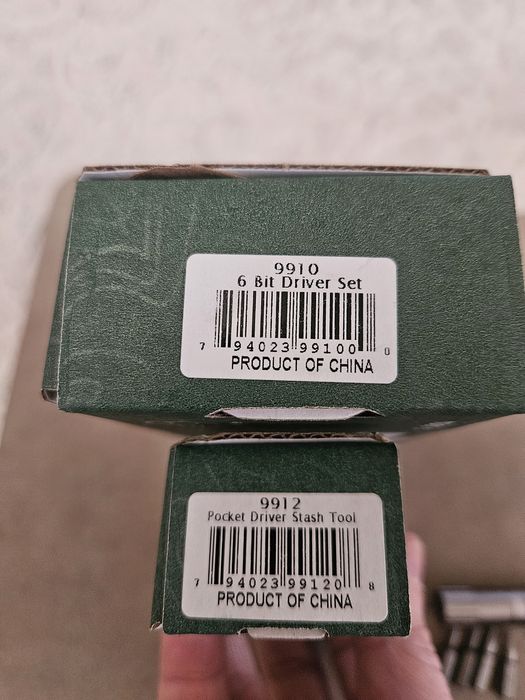 CRKT 9910, 9912, Knafs Bit driver, викрутки для обслуговування ножів