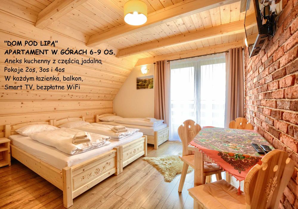 Dom Pod Lipą/Apartament 6-9os TATRY, Bukowina, Białka Tatrz.