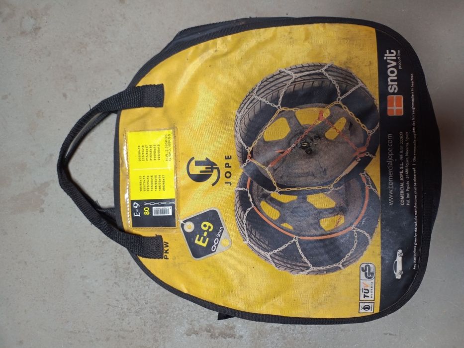 Łańcuchy śniegowe E9 homologacja Austria