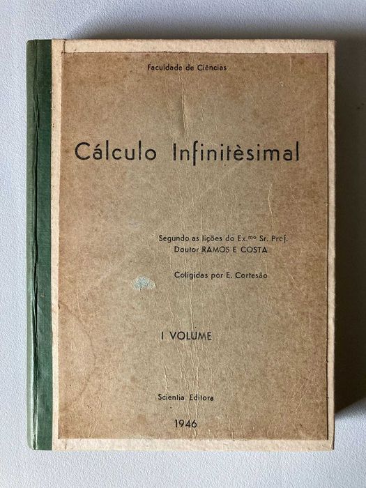 Cálculo Infinitésimal - Volume 1 (ano 1946)