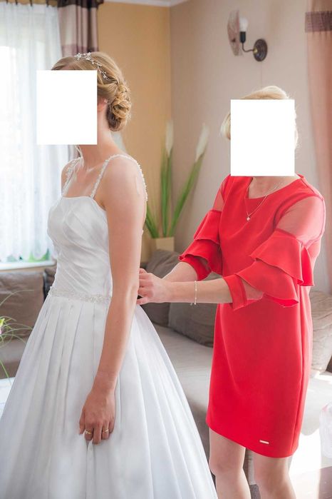 suknia ślubna welony bolerko