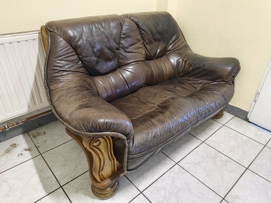 Wypoczynek skórzany 1+2+3