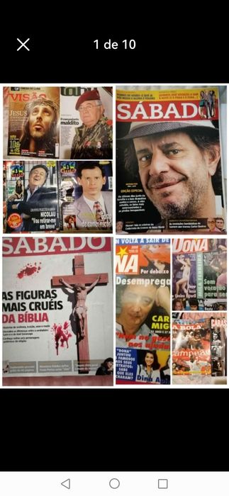 Revistas variadas. Também croché, rendas