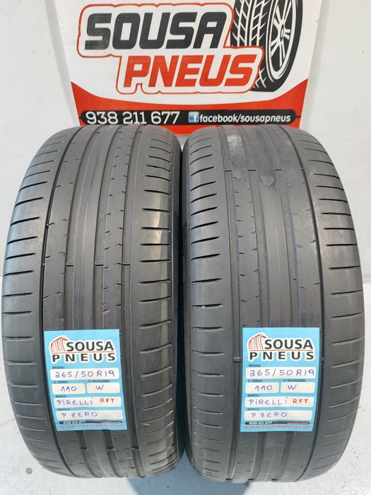 2 pneus semi novos 265-50R19 Pirelli RFT - Oferta dos Portes