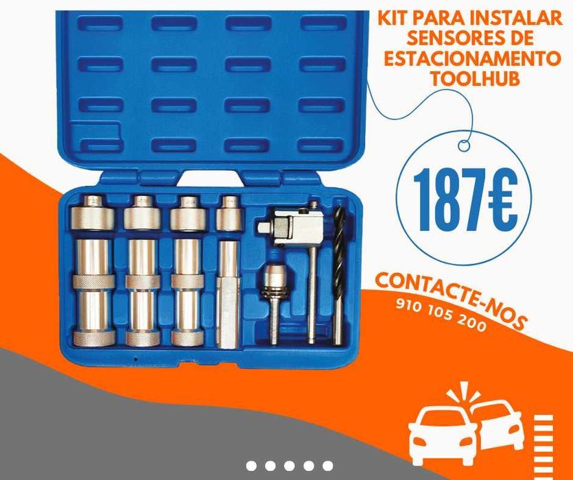 Kit p/ Instalação de Sensores de Estacionamento TOOLHUB JL20