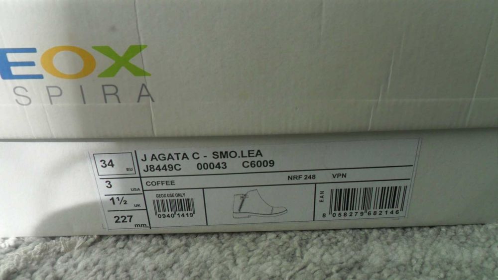 Botas GEOX nº34 Usadas 1 vez