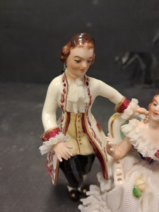 Escultura em porcelana Alemã