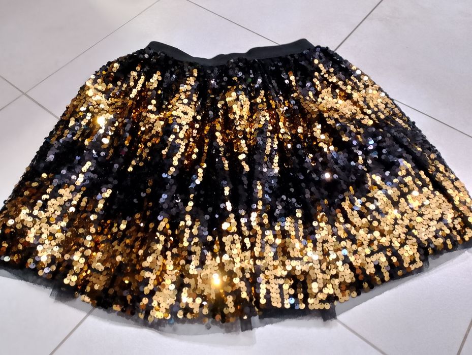 Spódnica dziewczęca w cekiny nowa