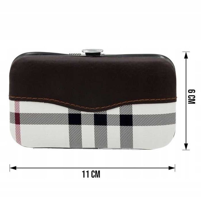 Zestaw do MANICURE  7 w 1. Przybornik do PAZNOKCI Turystyczny PODRÓŻNY