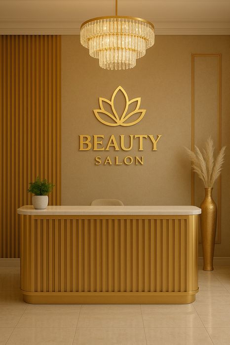 Recepcja luksusowa  do salonu beauty