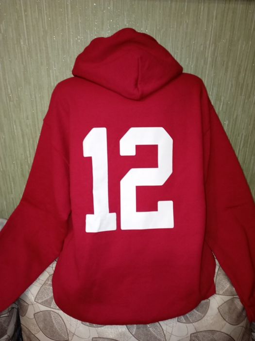 Худі, толстовка червоного кольору на флісі, стан ідеальний, Австрія на