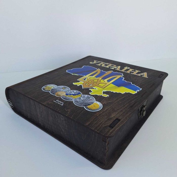 Альбом для монет/бонів. Фанера, ручна робота! Індивідуальні замовлення