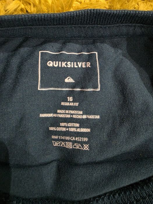 Pack de 2 shirts Quiksilver tamanho 16 amos