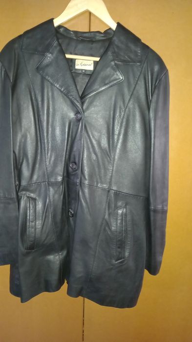 Casaco cabedal pele genuina