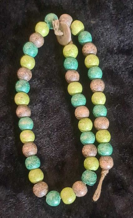 Намисто кольє бусы сотуар ожерелье вінтаж натуральне каміння бірюза