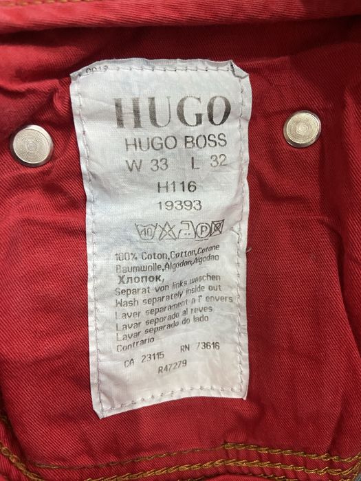 Hugo Boss W33 L32  spodnie niebieskie jeansy dżinsy