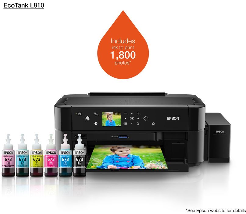 Epson L810 EcoTank CISS Fotograficzna A4 drukarka  L850 Foto L805 L800