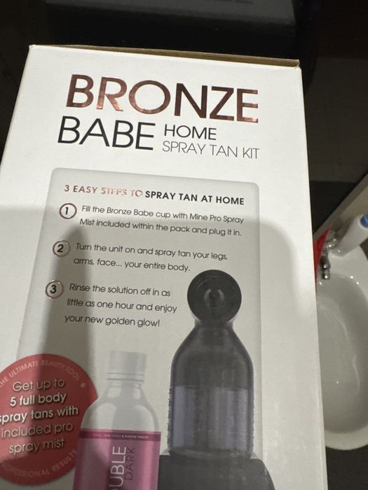 Maquina de Jet bronze caseira - marca UK bronzebabe