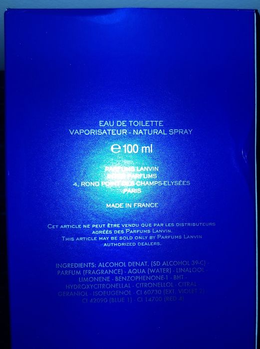 Perfume LANVIN L'Homme EDT 100 ml