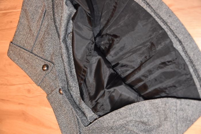 Szara spódniczka mini