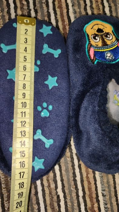Капці стелька 17 см Щенячий патруль дитячі домашні плюшеві тапки