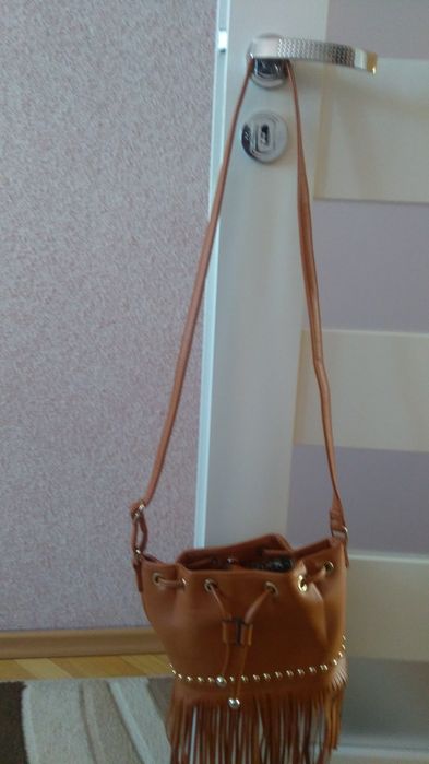 Torebka/ worek z frędzlami