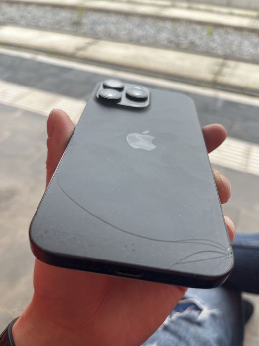 iPhone 15 Pro Max 512GB Black Titanium — uszkodzony (na części / do naprawy)