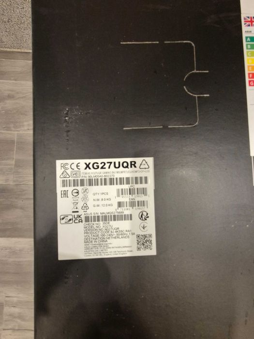 Monitor Asus Rog Strix 27XGUQR  4K