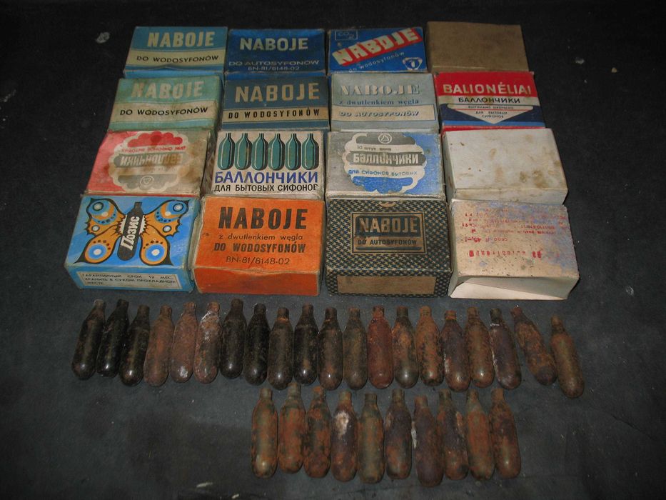 Naboje do syfonu PRL  - Opakowania  mega zestaw
