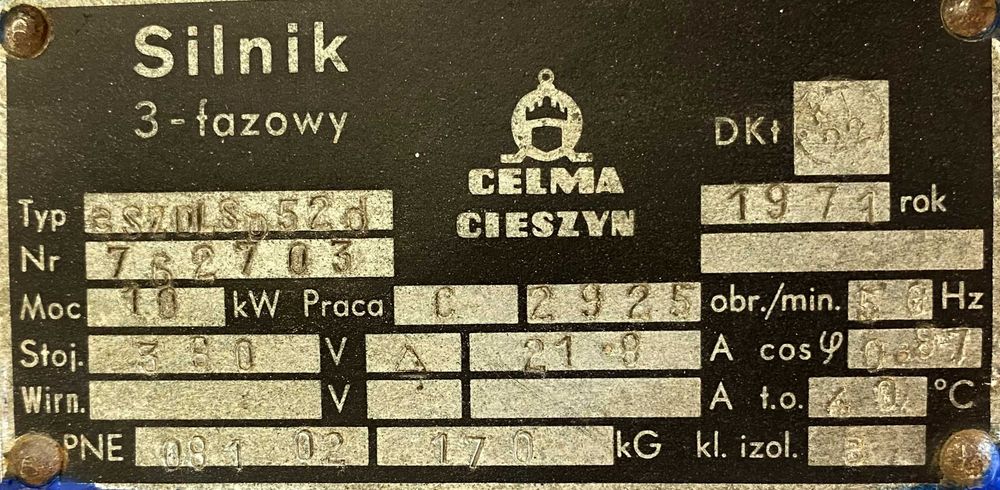 pompa 80PM160 10kW 2925obr.