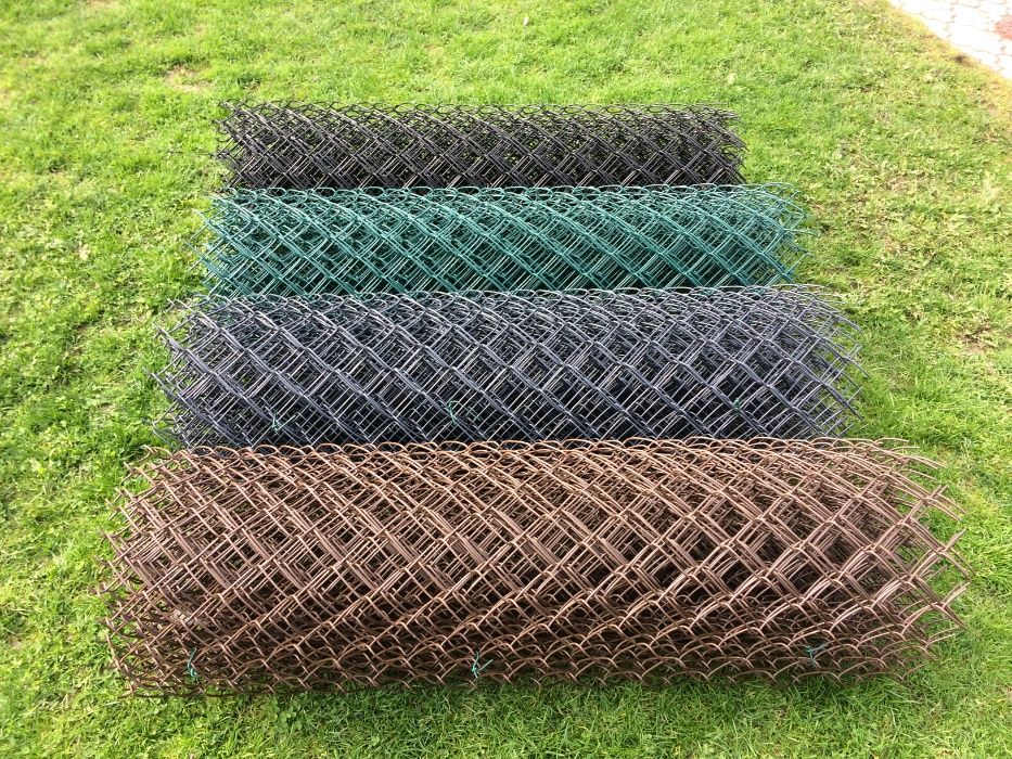 Siatka ogrodzeniowa ocynkowana i powlekana 1,25m