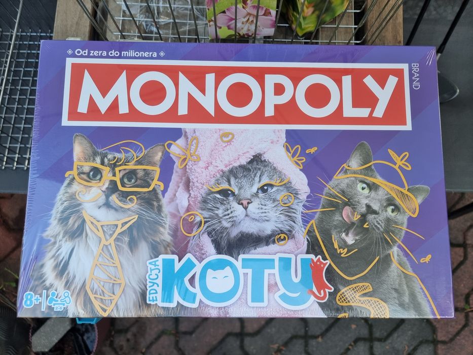 Nowa Gra planszowa Monopoly Koty Winning Moves