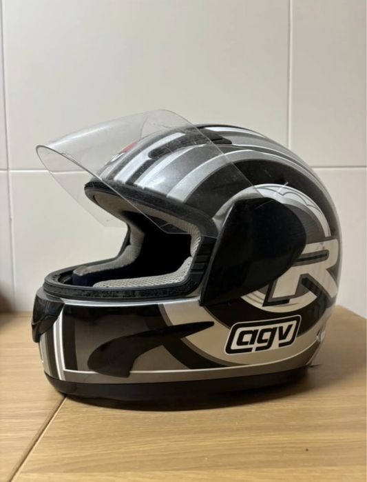 Capacete usado AGV