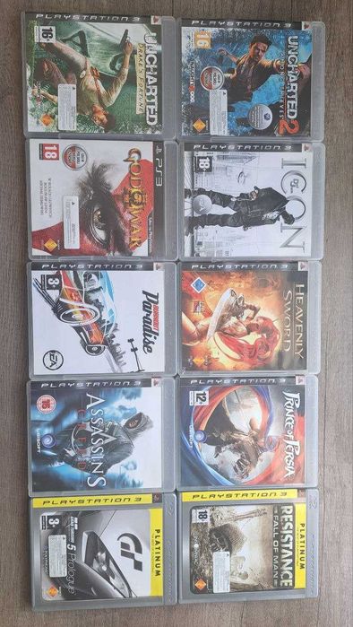 Zestaw 10 gier na PS3