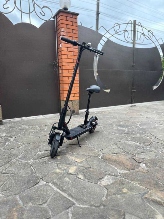 Электросамокат Kugoo M365 500ватт iscooty куго м365 про с сидением *️⃣ Електро самокат електричний з сидынням  g2 g4 м365 елеg2 g4 max master.