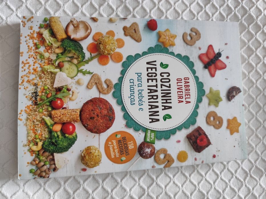 Livros cozinha vegetariana da Gabriela Oliveira