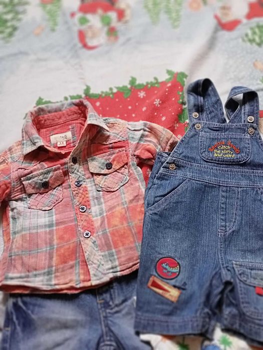 Пакет вещей на мальчика на возраст 0-6 мес. ( 10 вещей)