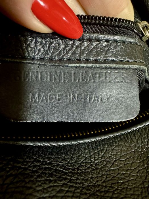 Сумка-саквояж натуральная кожа, Италия