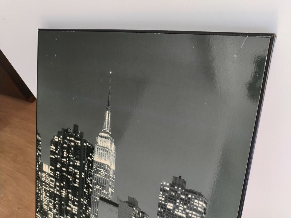 Quadro decorativo cidade 50cm x 40cm
