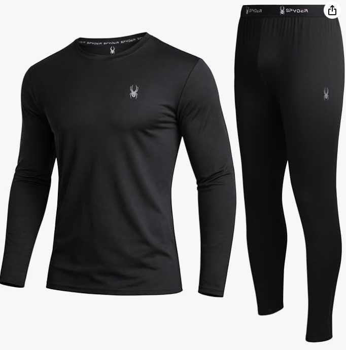 Мужское термобелье Spyder комплект размер L