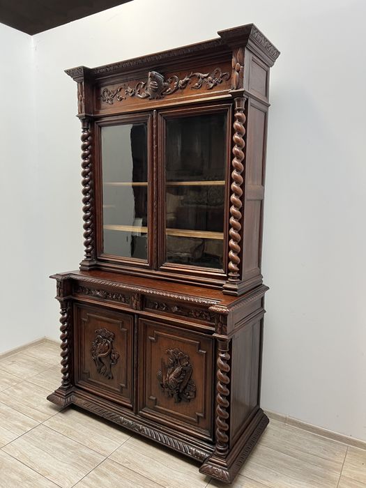 Kredens dębowy stylowy