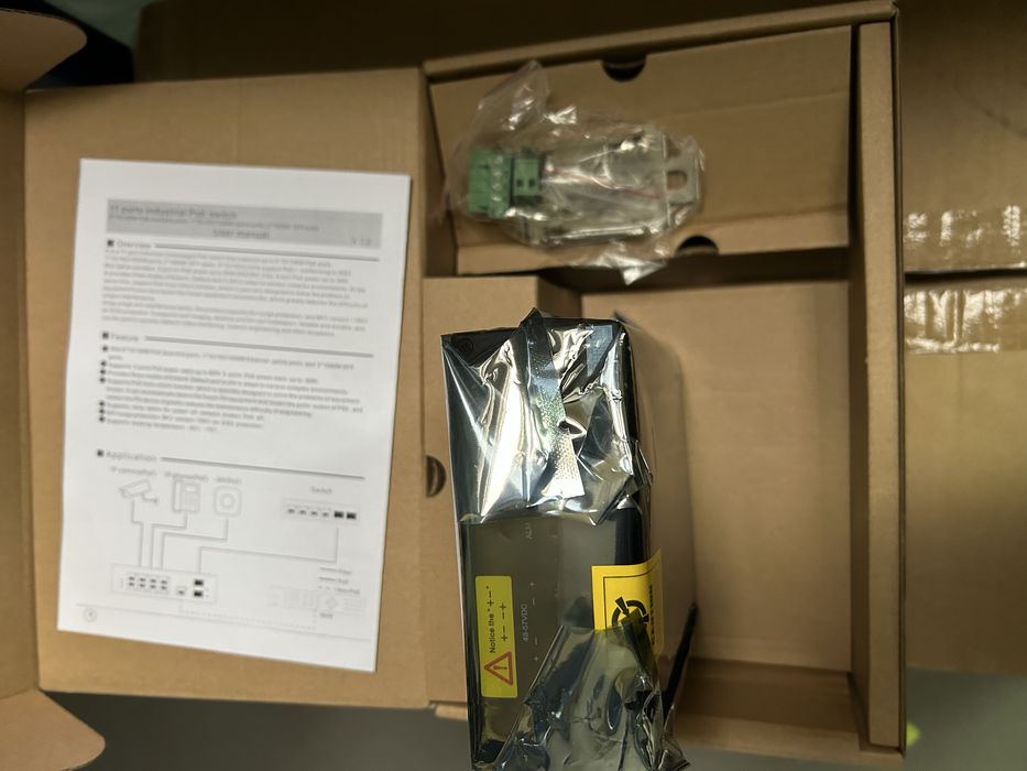 Switch przemysłowy PoE ULTIPOWER 192SFP 8xFE, N299704