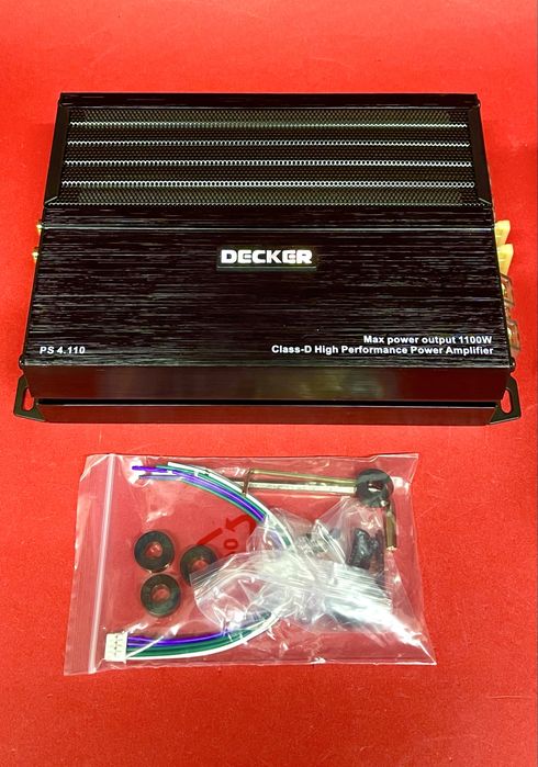 Підсилювач Decker PS 4.110 — 4-канальний, потужний і компактний