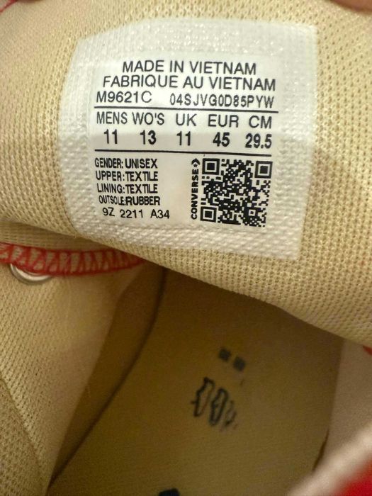 Converse Chuck Taylor All Star M9621C - roz 45 - unisex - NOWE