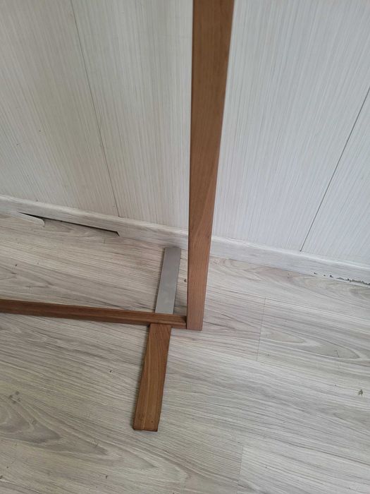 wieszak na ubrania sklepowy regulowany nierdzewny