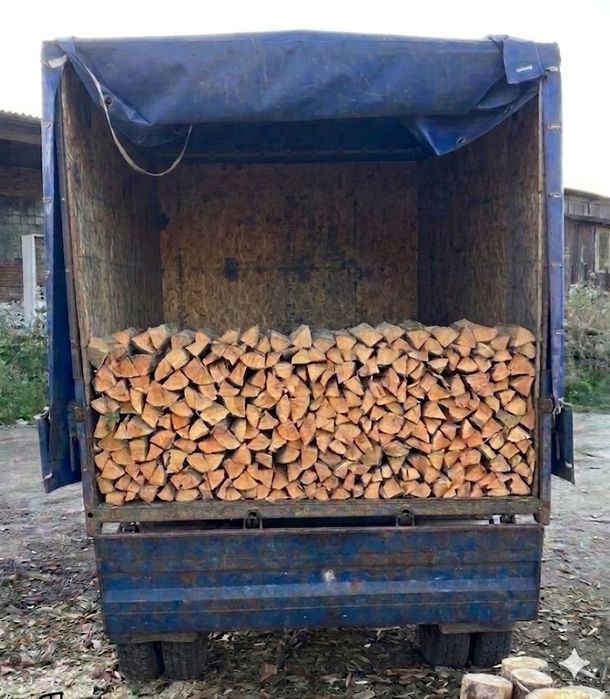 Дрова якісні, щільно складені, з доставкою без передплати. Мінімальна ціна. Оптом та в роздріб. 2/5/50 м3